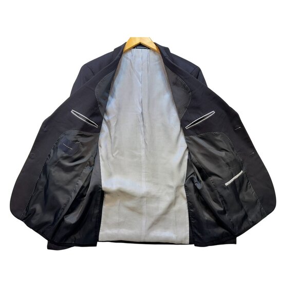 Tommy Hilfiger Mens Wool Suit Jacket 44L X 38W Navy Blue - Picture 3 of 8